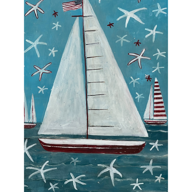 Starfish Sky Original Painting