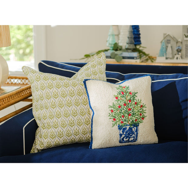 Chinoiserie Tree Hook Pillow