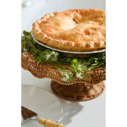 Rattan Scallop Cake Stand