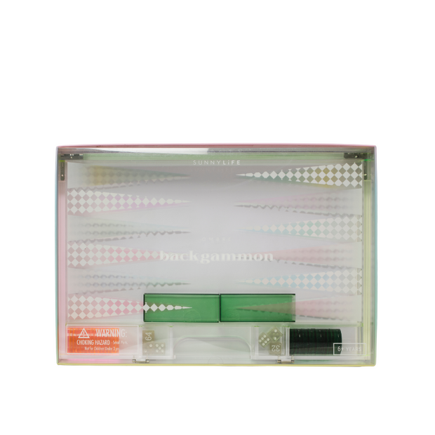 Lucite Backgammon
