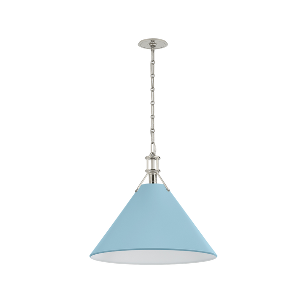 Painted No.2 Pendant - Light Blue