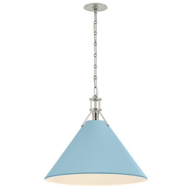 Painted No.2 Pendant - Light Blue