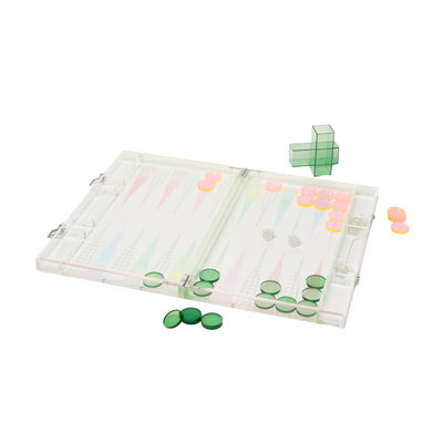 Lucite Backgammon