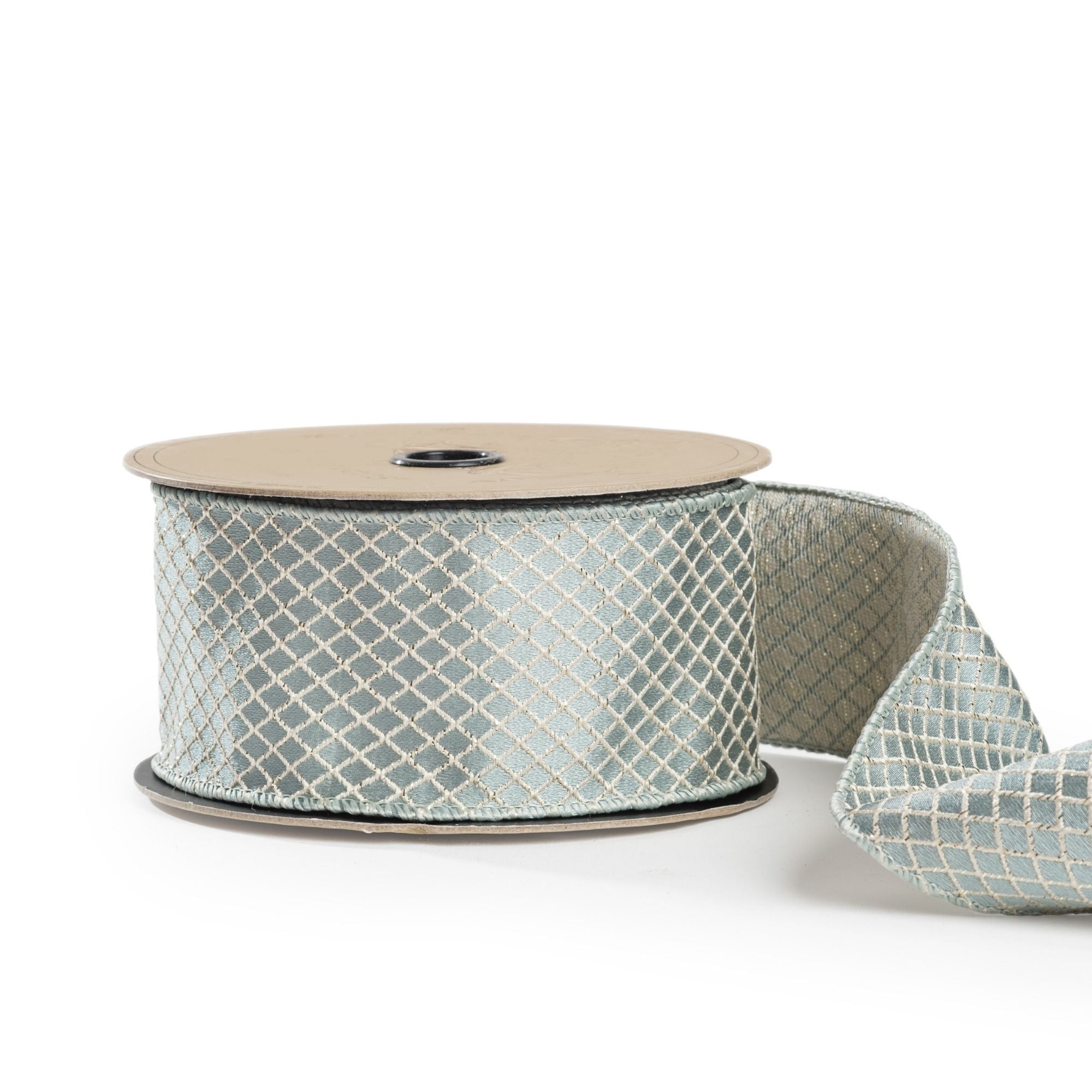 Tinsel Trellis Jacquard Ribbon