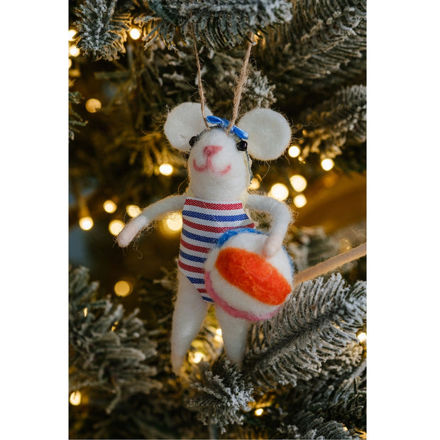 The Beachgoers Plush Ornament - Set of 2