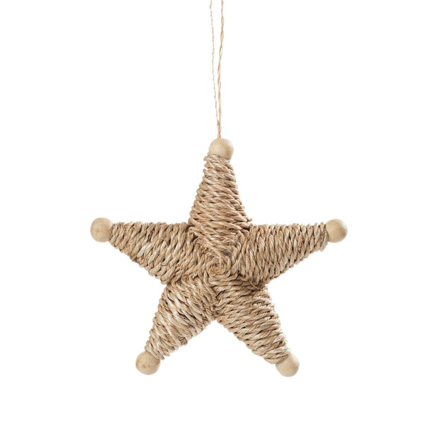 Jute Star Ornament