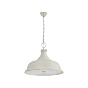Painted No.1 Pendant - Ivory