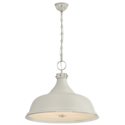 Painted No.1 Pendant - Ivory