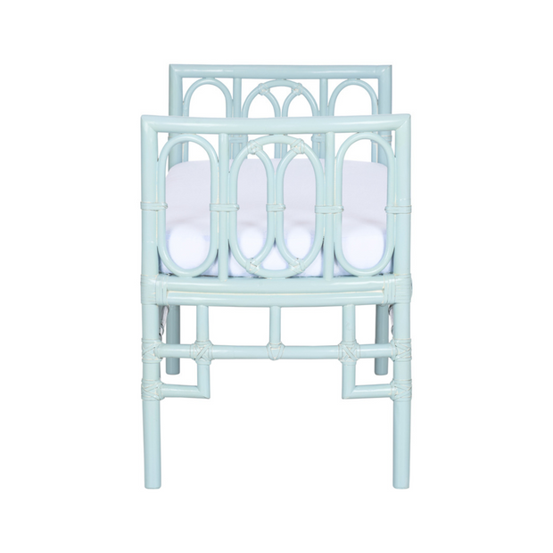 Caribbean Rattan Bench