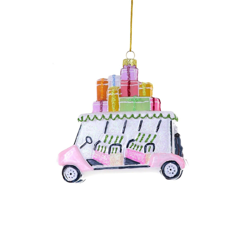 Palm Beach Golf Cart Ornament