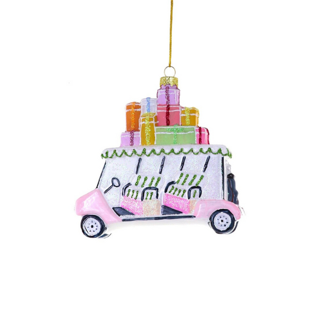 Palm Beach Golf Cart Ornament