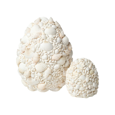 Natural Shell Decorative Egg