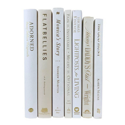 Sandy Hued Decorative Book Bundle