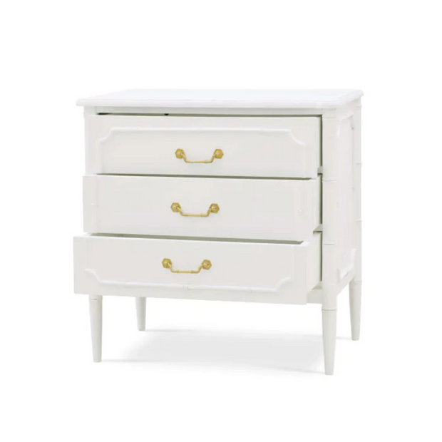 Monaco 3 Drawer Nightstand