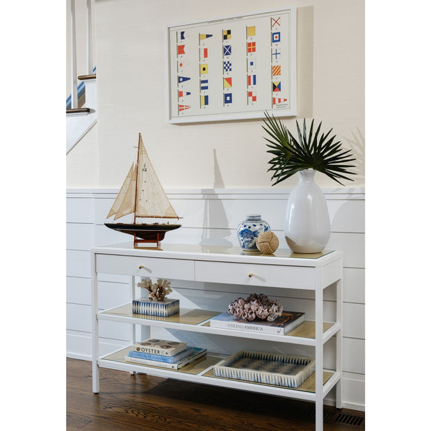 New Haven Console Table - White