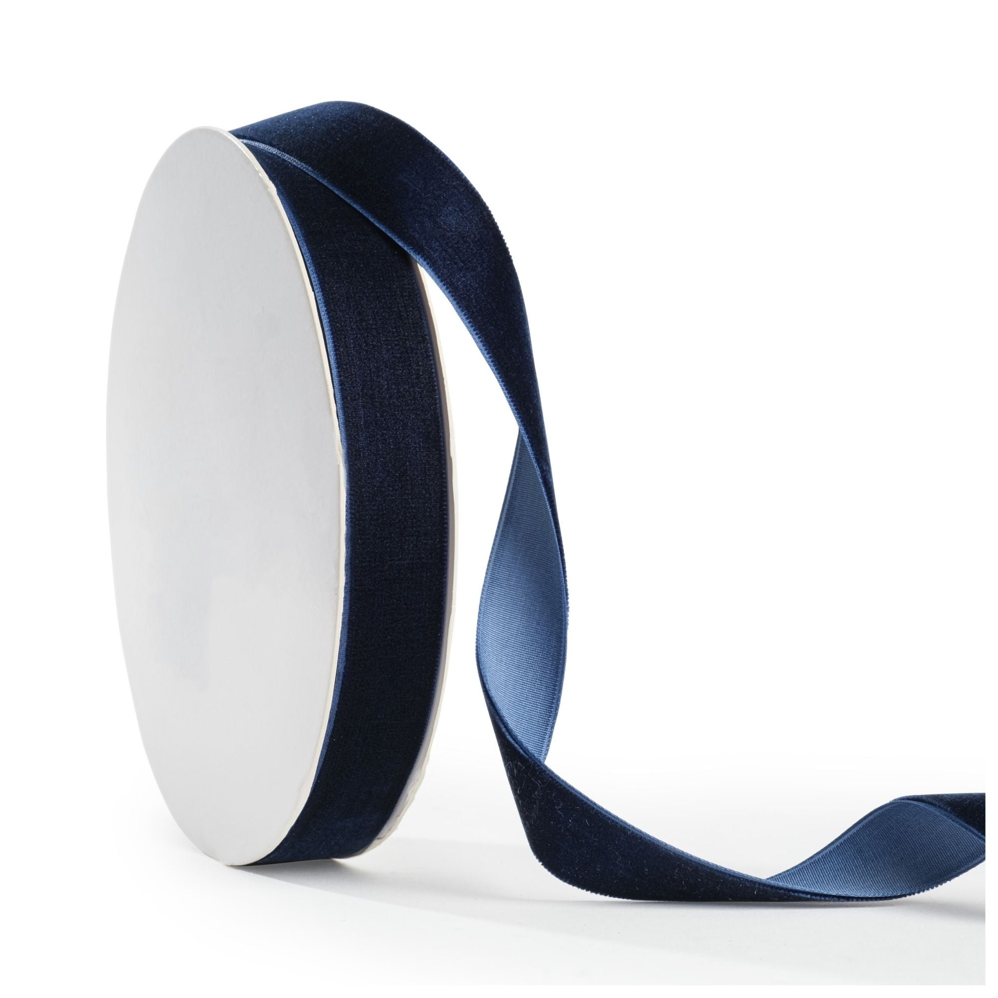Classic Christmas Velvet Ribbon - Navy Blue