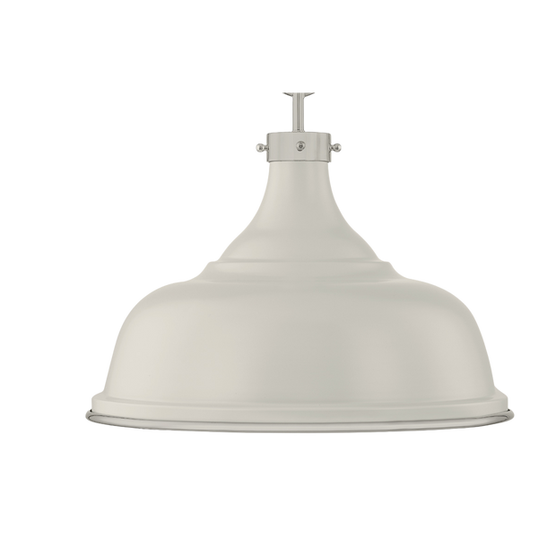 Painted No.1 Pendant - Ivory