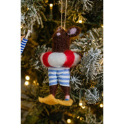 The Swimmers Plush Ornament - Set of 2