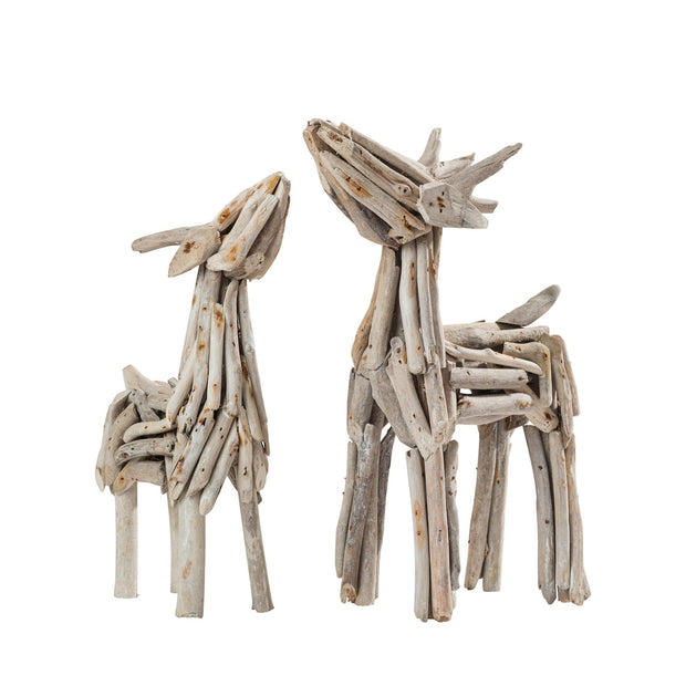 Driftwood Reindeer - Set of 2