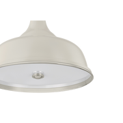 Painted No.1 Pendant - Ivory