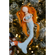 Mermaid and Pirate Plush Ornament - Set of 2