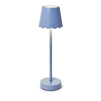 Blue Scallop Cordless Lamp