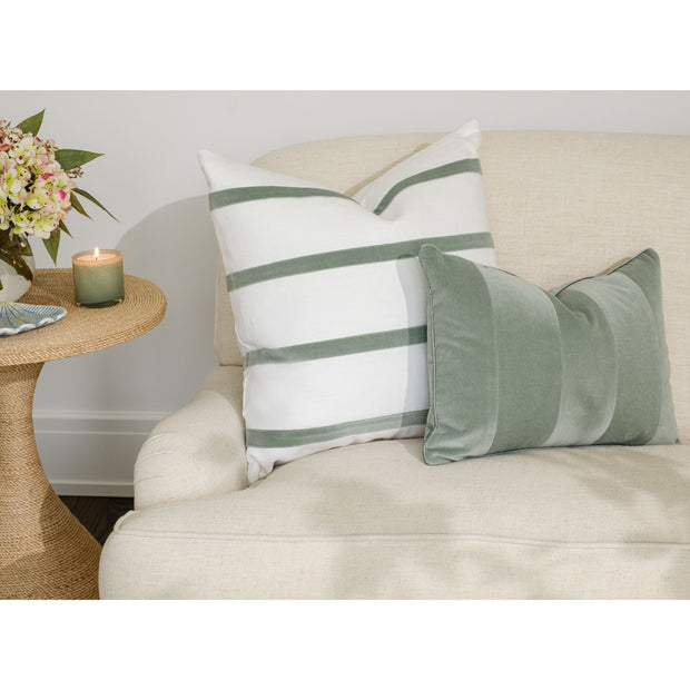 Leland Stripe Linen Pillow with Insert