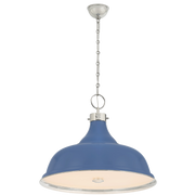 Painted No.1 Pendant - Blue