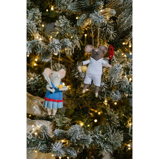 The Tennis Pros Plush Ornament - Set of 2