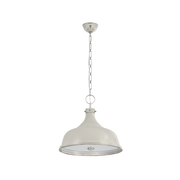 Painted No.1 Pendant - Ivory