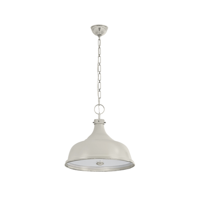 Painted No.1 Pendant - Ivory