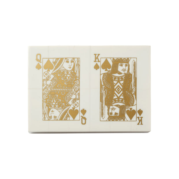 Bone Double Deck Playing Cards