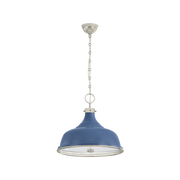 Painted No.1 Pendant - Blue