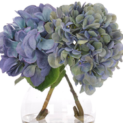 Blue Hydrangea Faux Arrangement