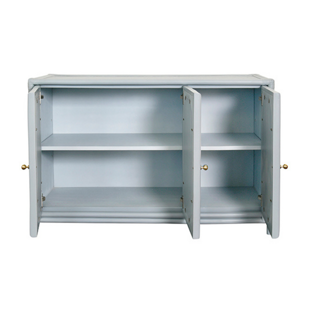 Cape May Rattan Buffet - Blue