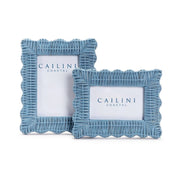 Isle Scallop Photo Frame - Blue