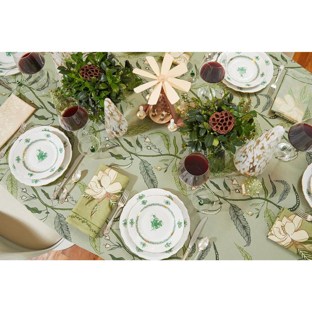 Magnolia Blossom Napkin Set - Forest