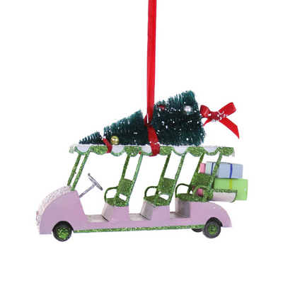 Beverly Palms Golf Cart Ornament