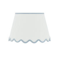 Raffia Scallop Shade - Blue