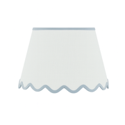 Raffia Scallop Shade - Blue