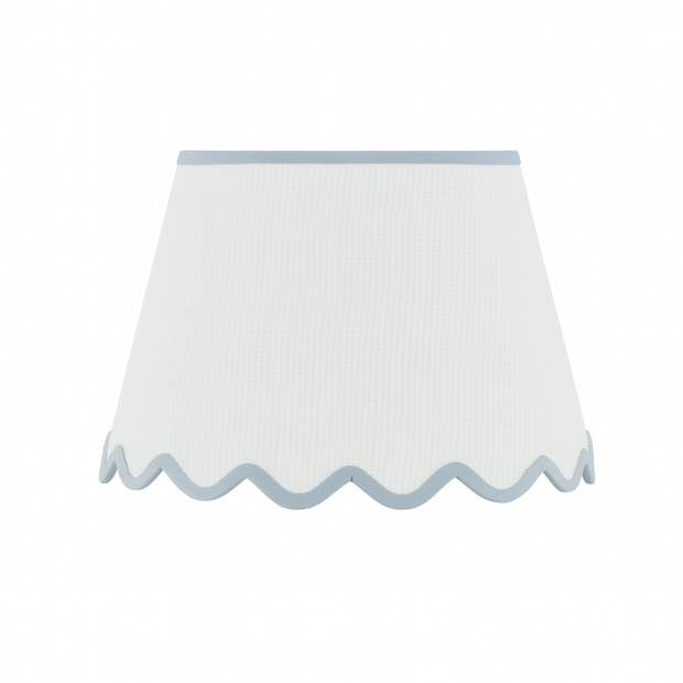 Raffia Scallop Shade - Blue
