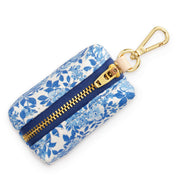 Blue Roses Poop Bag Dispenser