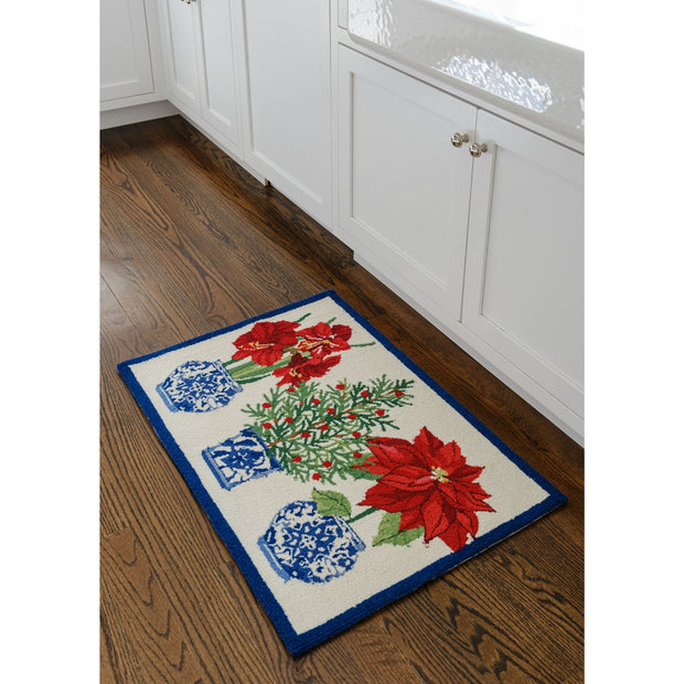 Holiday Chinoiserie Hook Rug