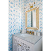 Anguilla 30.5" Single Bathroom Vanity with Carrara Marble Top - White