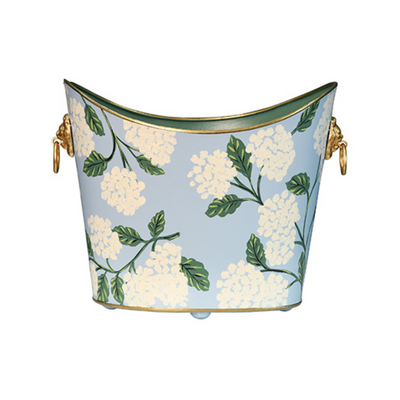 Hydrangea Waste Basket