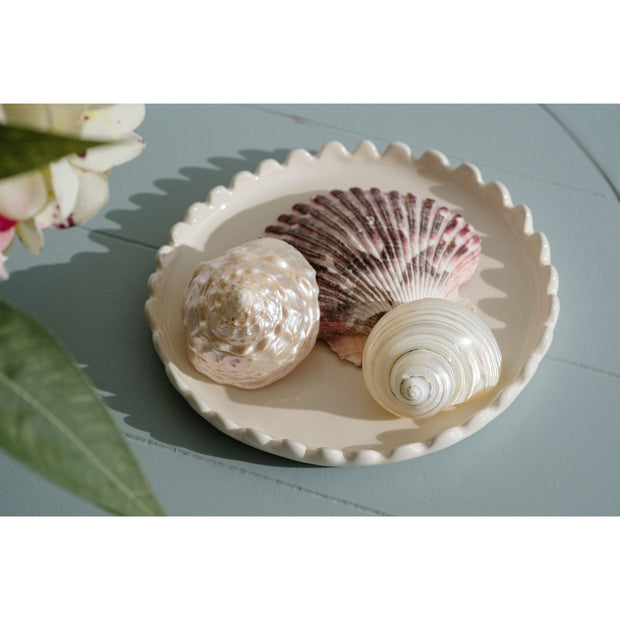 Scallop Edge Trinket Dish