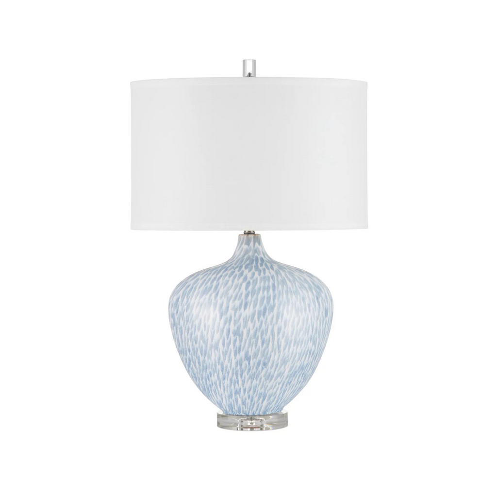 Tinney Blue Table Lamp by Cailini Coastal