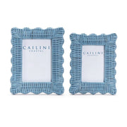 Isle Scallop Photo Frame - Blue