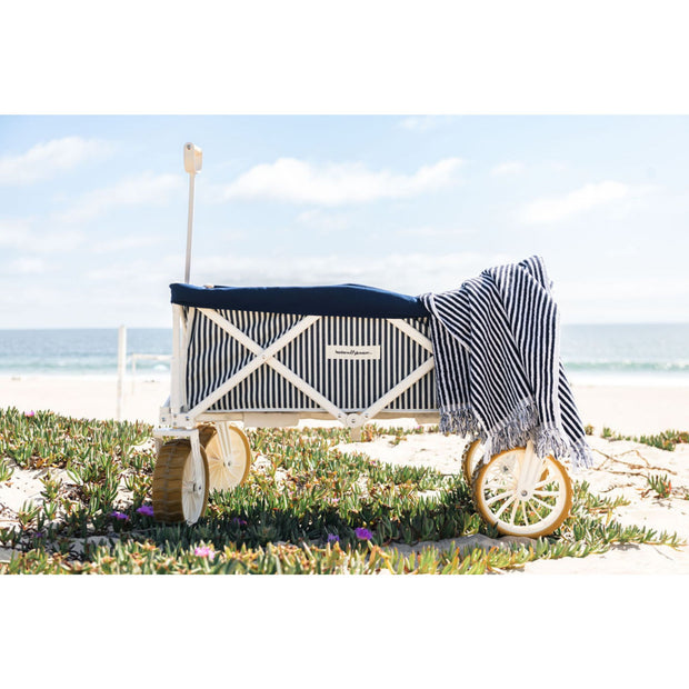 The Beach Cart - Navy Stripe