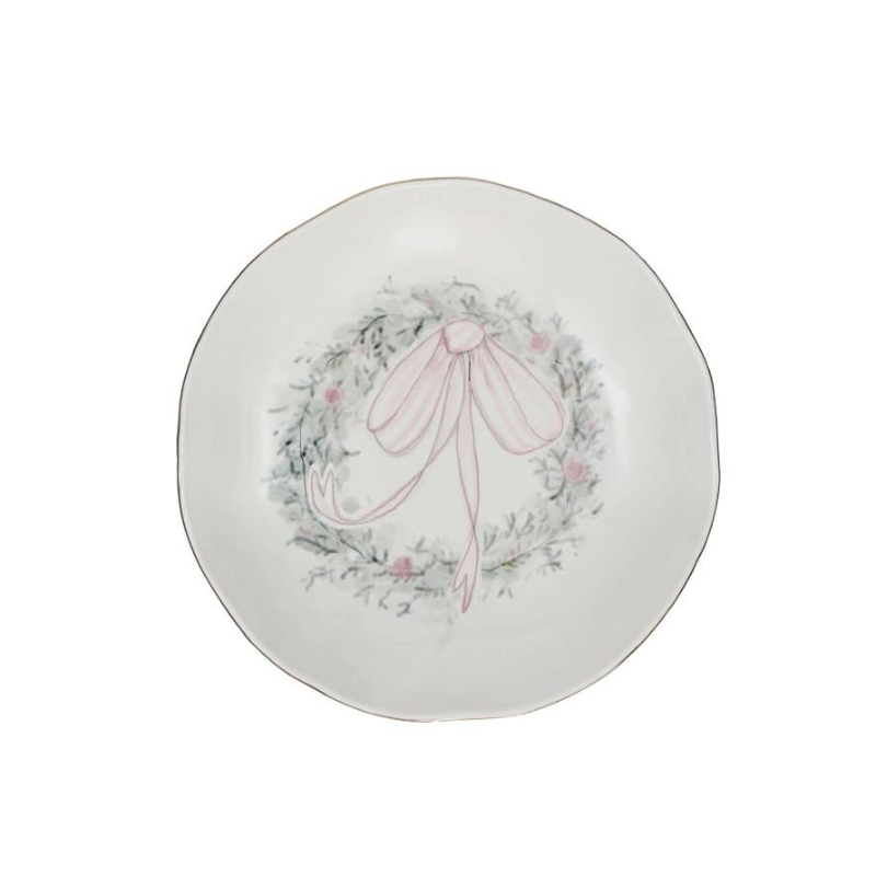 Holiday Wreath Serving Bowl